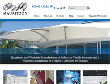 Tablet Screenshot of mauritzon.net